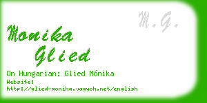 monika glied business card